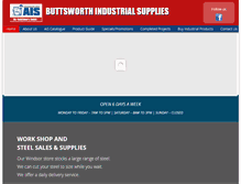 Tablet Screenshot of buttsworth.com.au